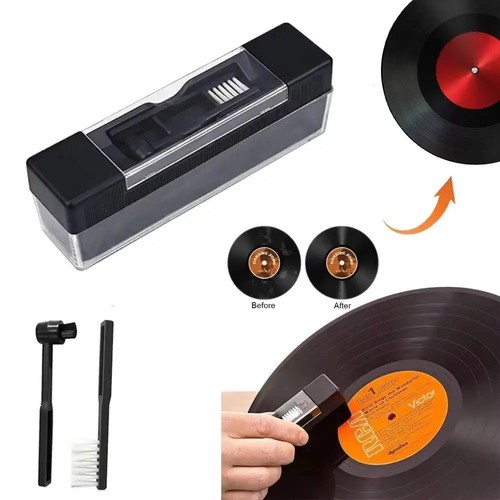 Vinyl records cleaner kit - records,