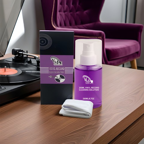 Vinyl record cleaner solution - cleaner,