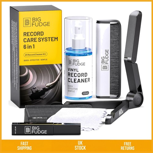 Vinyl record cleaning - 6-in-1,