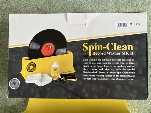 Spin clean record washer - record, mk