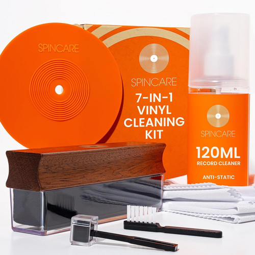 Vinyl record cleaning kit - cleaning,