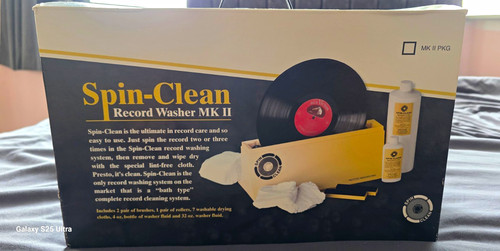 Spin clean record washer - washer, ii